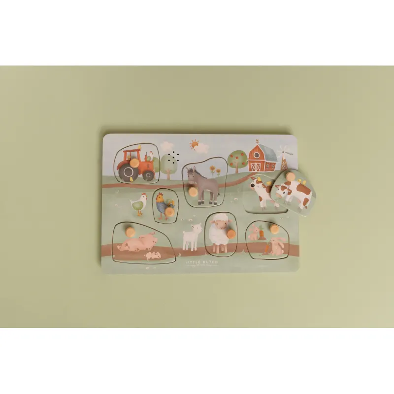 Little Dutch Vkládací puzzle se zvukem