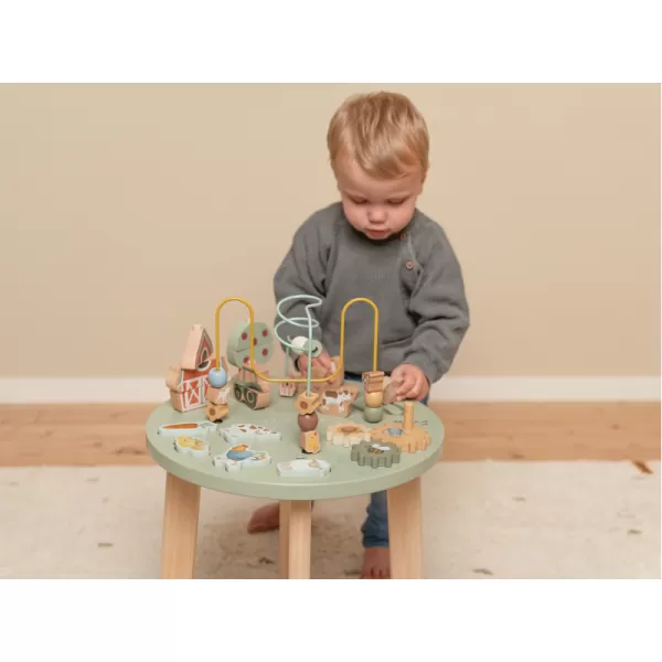 Little Dutch Stolek s aktivitami dřevěný Farma