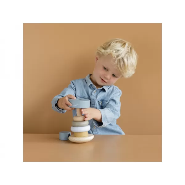 Little Dutch Nasazovací kroužky dřevěné