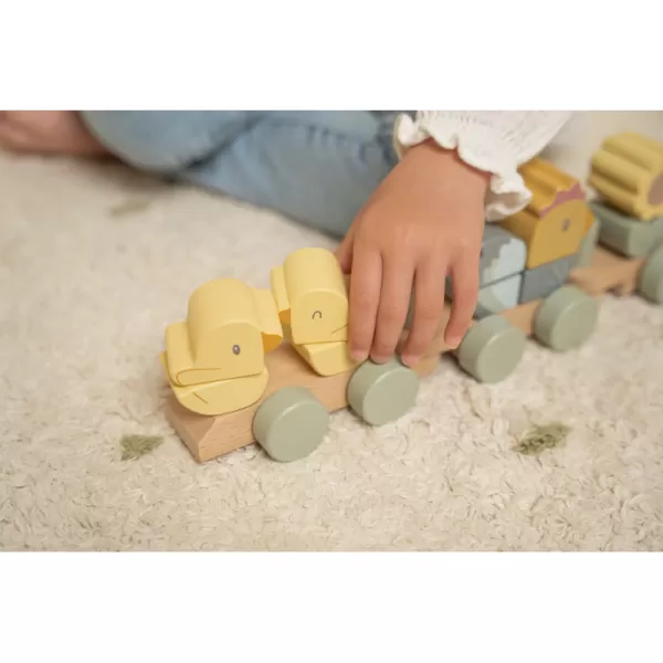 Little Dutch Vláček dřevěný slepička Farma