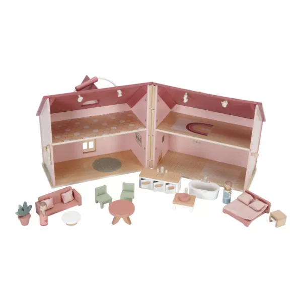 Little Dutch Domeček pro panenky dřevěný přenosný