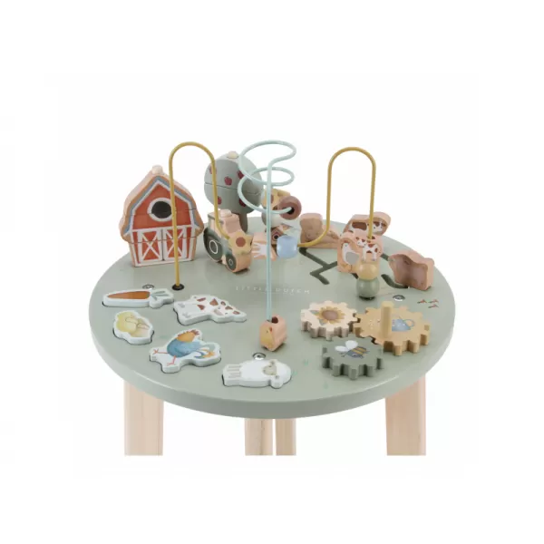 Little Dutch Stolek s aktivitami dřevěný Farma