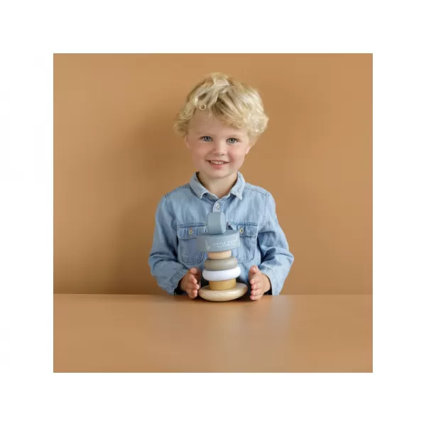 Little Dutch Nasazovací kroužky dřevěné