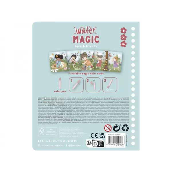 Little Dutch Kniha kouzlení s vodou Rosa & Friends