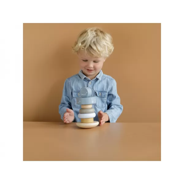 Little Dutch Nasazovací kroužky dřevěné