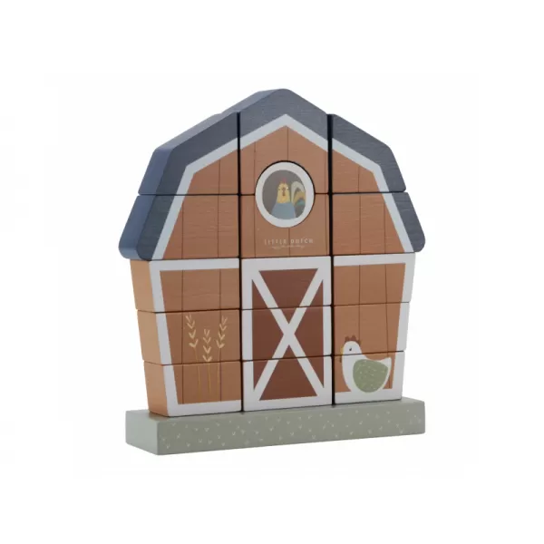 Little Dutch Stavebnice dřevěná Farma