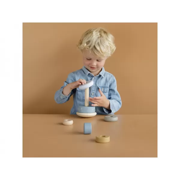 Little Dutch Nasazovací kroužky dřevěné