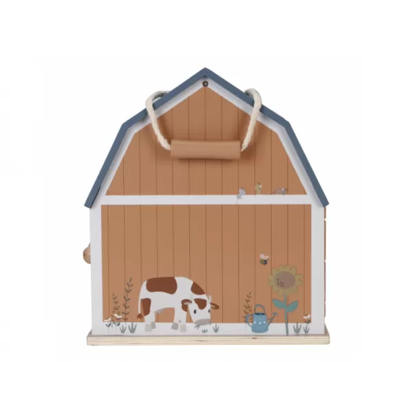 Little Dutch Domeček pro panenky dřevěný přenosný Farma