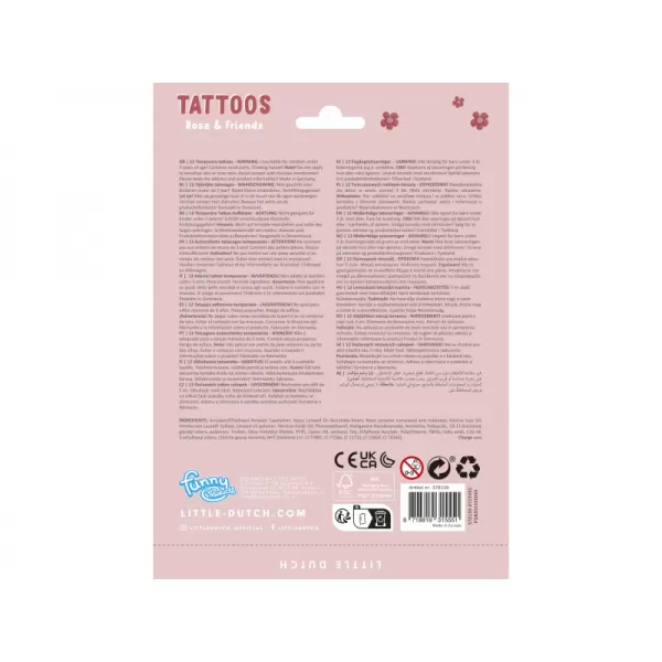 Little Dutch Dětské tetování Rosa & Friends