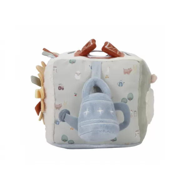 Little Dutch Kostka textilní s aktivitami Farma