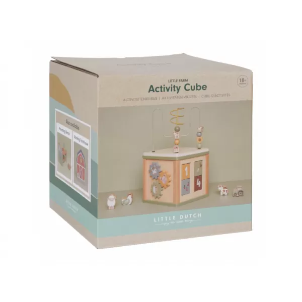 Little Dutch Kostka s aktivitami dřevěná Farma