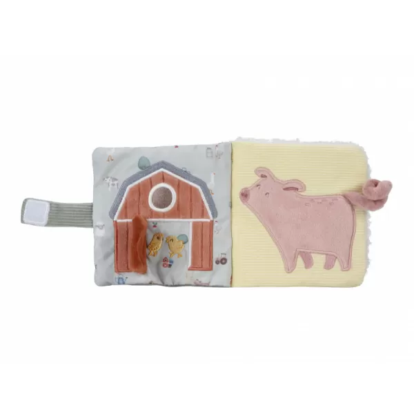 Little Dutch Závěsná textilní knížka s aktivitami Farma