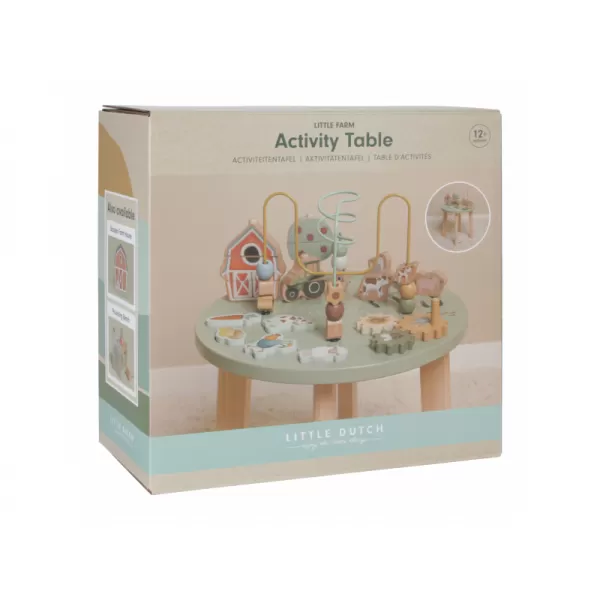Little Dutch Stolek s aktivitami dřevěný Farma