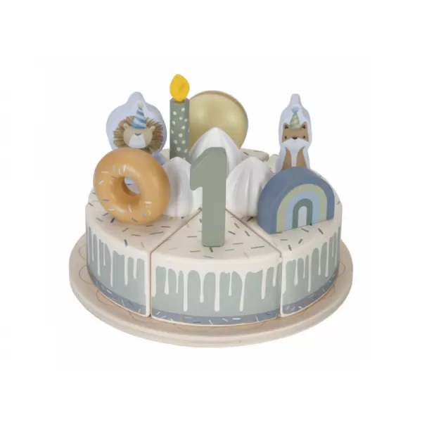 Little Dutch Narozeninový dort 26 dílů dřevěný