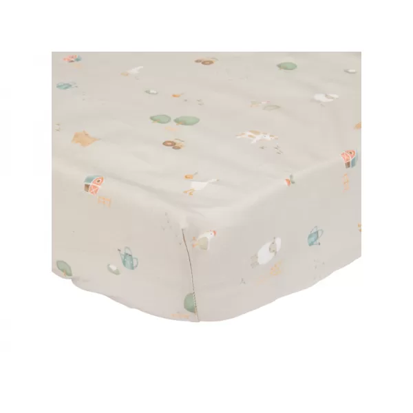 Little Dutch Prostěradlo napínací 40x80 cm Farma