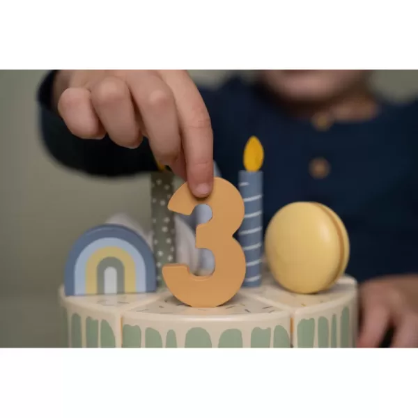 Little Dutch Narozeninový dort 26 dílů dřevěný