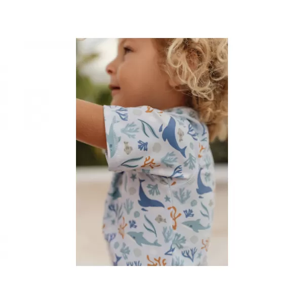 Little Dutch Plavky krátký rukáv Ocean Dreams