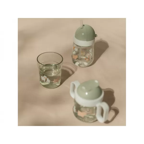 Little Dutch Hrnek s brčkem 300 ml 9m+ Farma