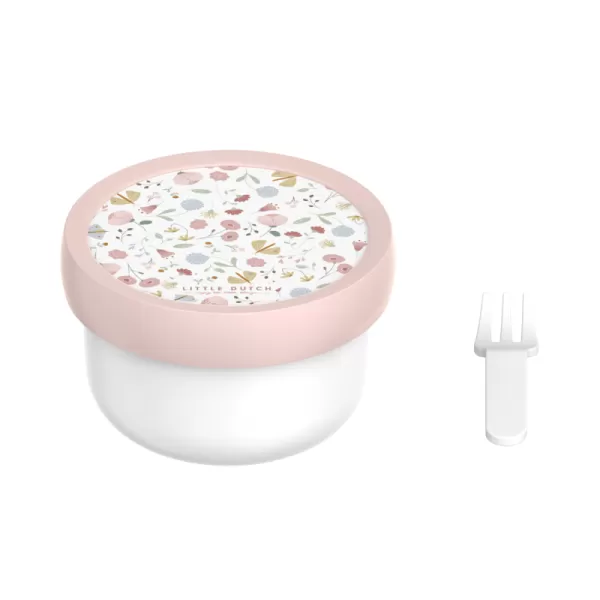 Little Dutch Box na ovoce s vidličkou Květiny a motýli