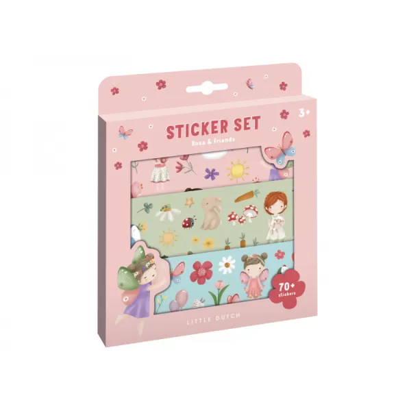Little Dutch Sada se samolepkami Rosa & Friends