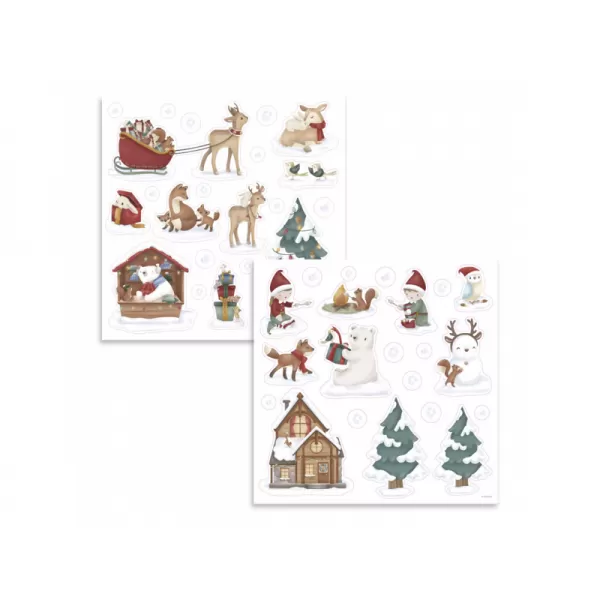 Little Dutch Samolepky na okno Vánoce