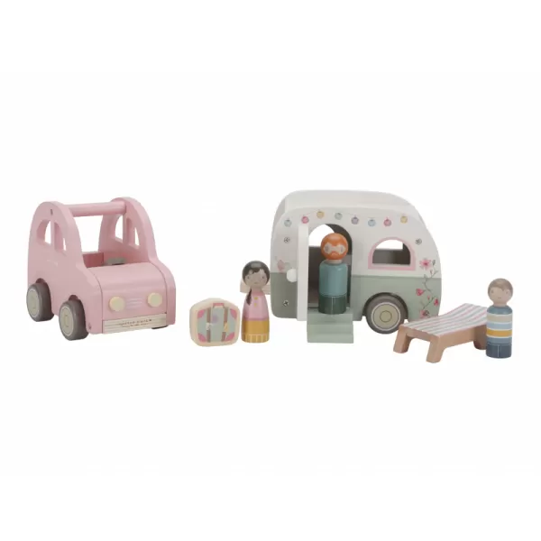 Little Dutch Auto s karavanem dřevěné