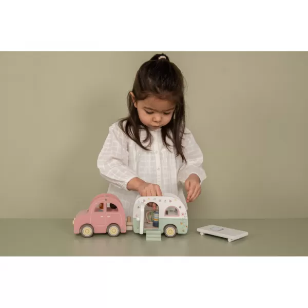 Little Dutch Auto s karavanem dřevěné