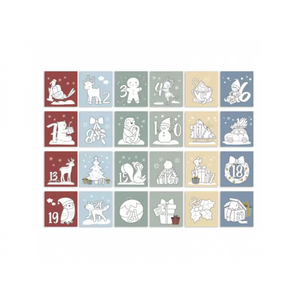 Little Dutch Adventní kalendář omalovánky