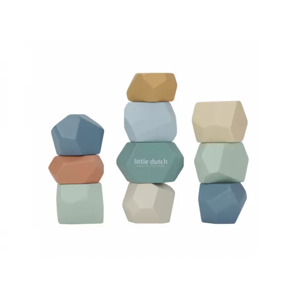 Little Dutch Stohovací kameny dřevěné Forest Friends