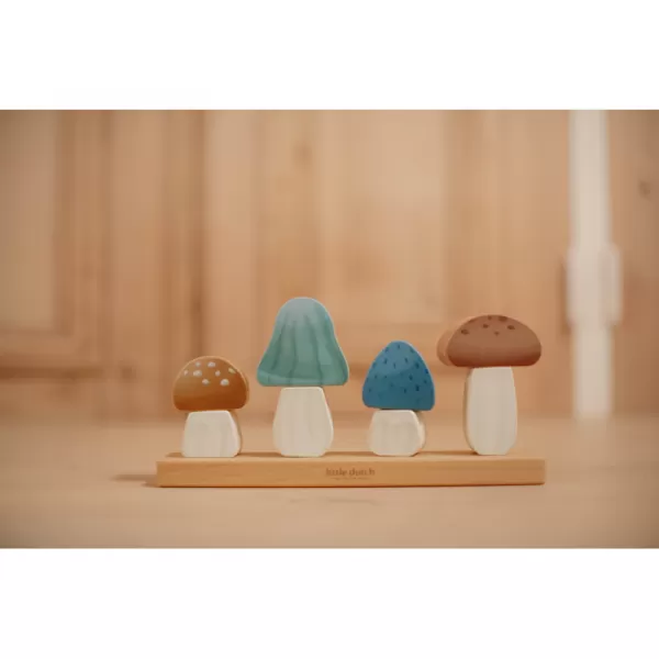 Little Dutch Houby dřevěné skládací Forest Friends