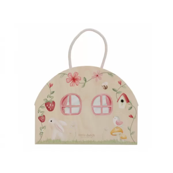 Little Dutch Domeček pro víly dřevěný přenosný Fairy Garden