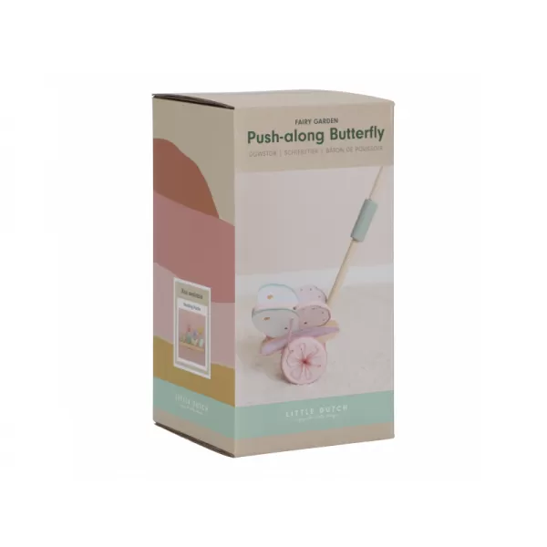 Little Dutch Tahací hračka na tyči Fairy Garden