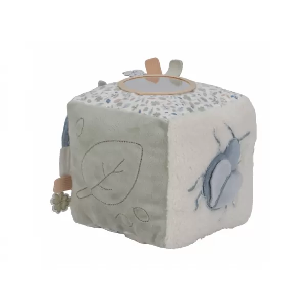 Little Dutch Kostka textilní s aktivitami králíček Miffy Lucky Leaves