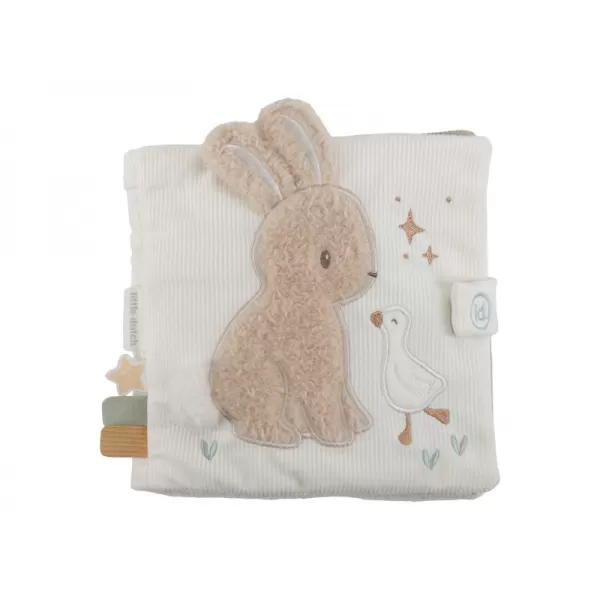 Little Dutch Textilní knížka s aktivitami Newborn Naturals