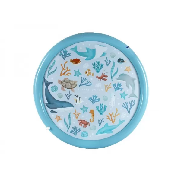 Little Dutch Stříkací hrací podložka Ocean Dreams Blue