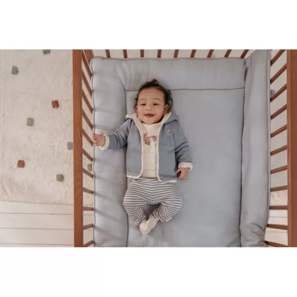 Little Dutch Kabátek oboustranný Stone Blue vel. 68