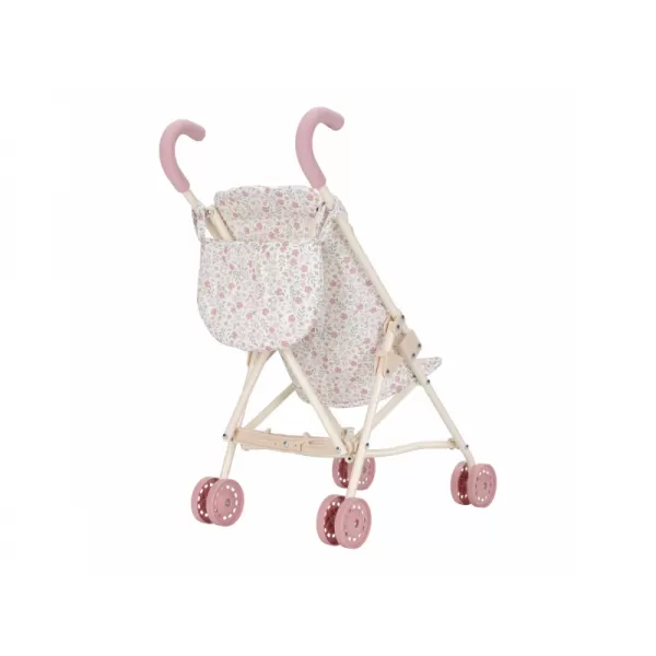 Little Dutch Kočárek pro panenky golfky skládací Soft Flowers