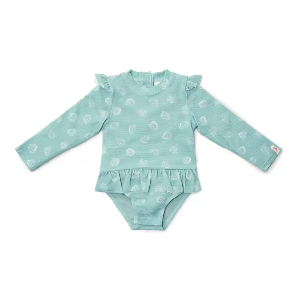 Little Dutch Plavky dlouhý rukáv Ocean Treasures Surf Blue vel. 86/92