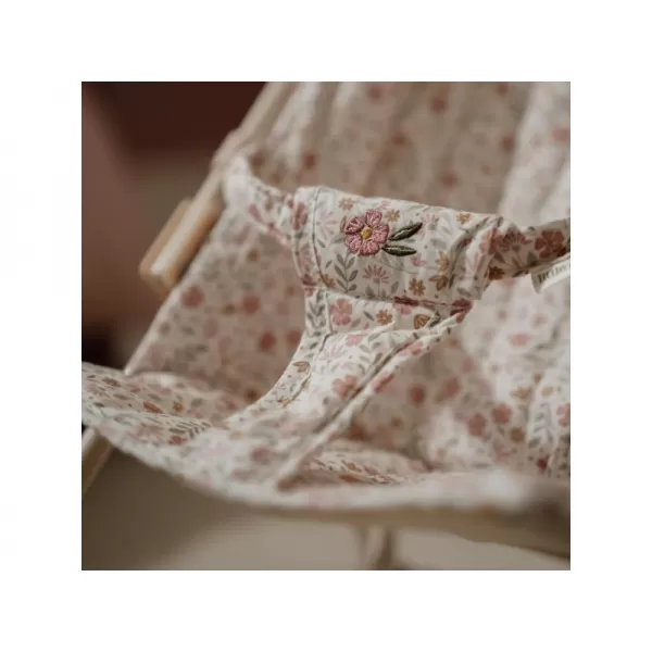 Little Dutch Kočárek pro panenky golfky skládací Soft Flowers