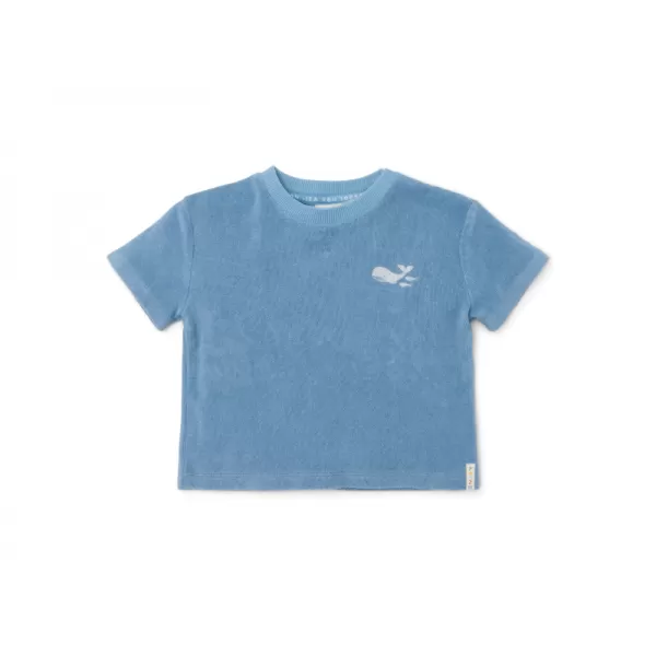 Little Dutch Tričko a kraťasy Ocean Sea Life Blue vel. 86/92