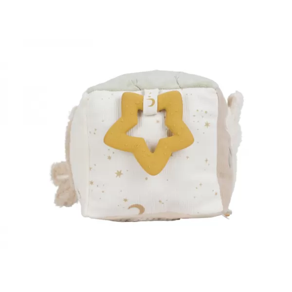 Little Dutch Kostka textilní s aktivitami Newborn Naturals