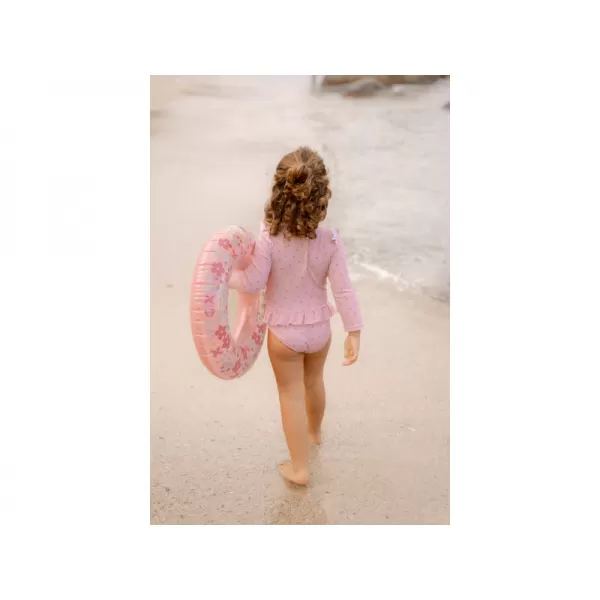 Little Dutch Plavky dlouhý rukáv Sunny Flowers Blush vel. 98/104