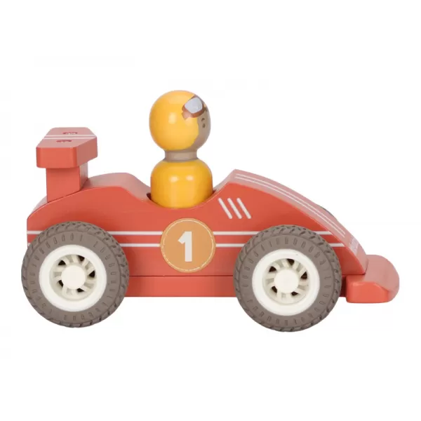 Little Dutch Závodní autíčka na setrvačník dřevěná