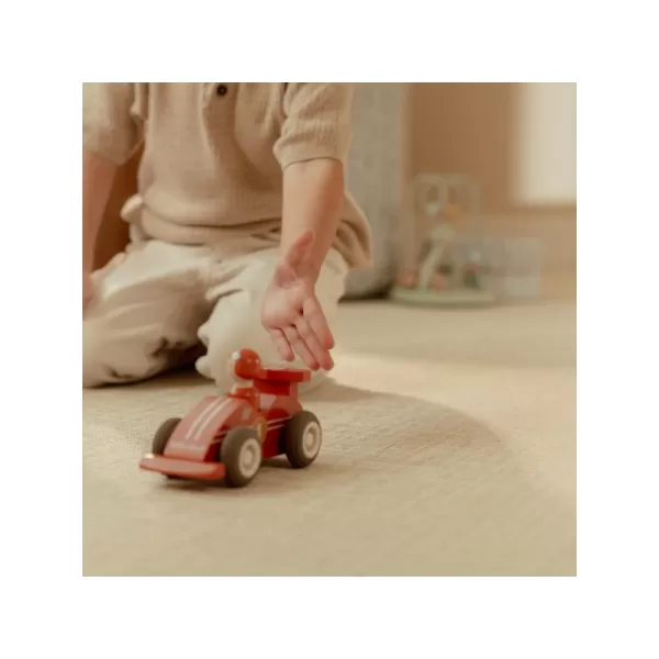 Little Dutch Závodní autíčka na setrvačník dřevěná