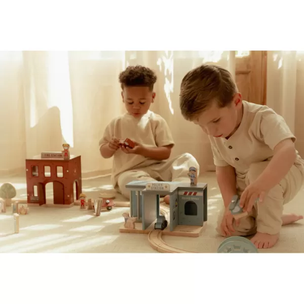 Little Dutch Hasičská stanice dřevěná