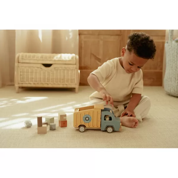 Little Dutch Náklaďák se sklápěčkou dřevěný