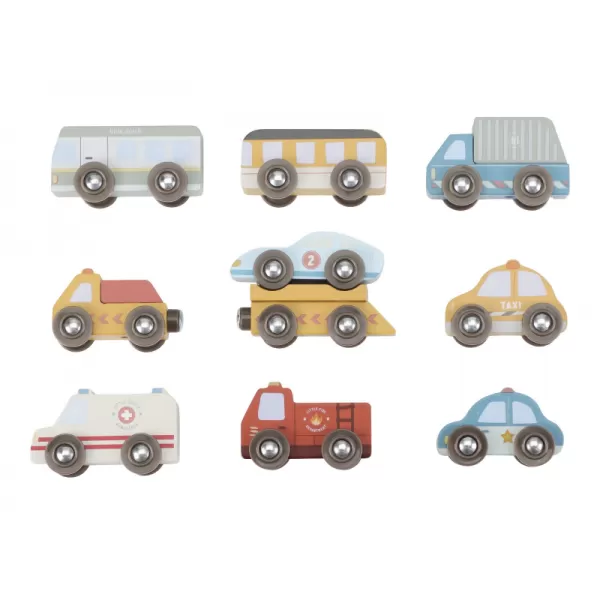 Little Dutch Sada dřevěných autíček