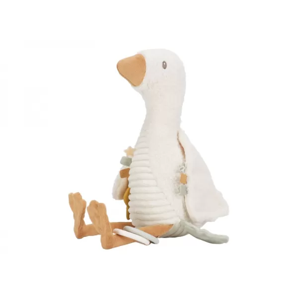 Little Dutch Husa plyšová s aktivitami Newborn Naturals