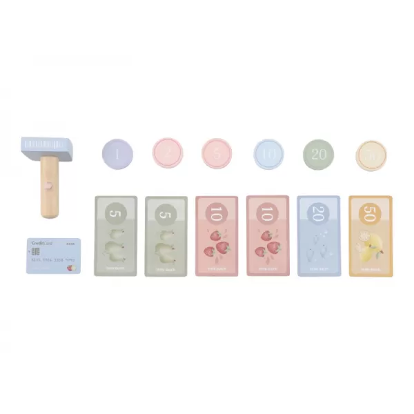 Little Dutch Pokladna se skenerem a čtečkou karet dřevěná