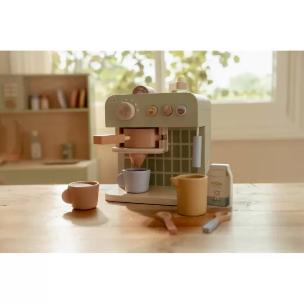 Little Dutch Kávovar na kapsle dřevěný